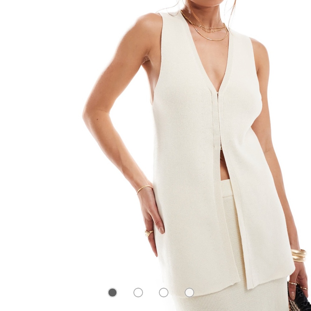 Pretty Lavish Crochet Longline Vest
